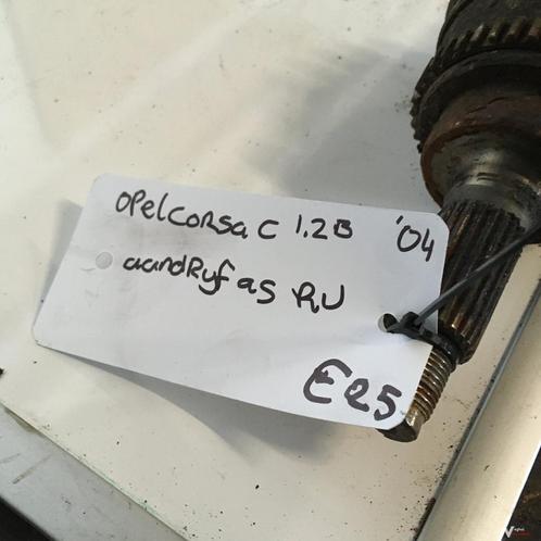 Opel Corsa C   1.2 2004  Aandrijfas Rechtsvoor, Auto-onderdelen, Transmissie en Toebehoren, Gebruikt, Ophalen of Verzenden