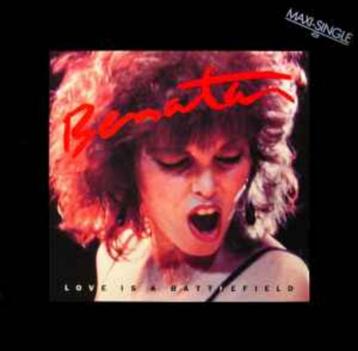 MAXI-SINGLE Benatar ‎– Love Is A Battlefield  beschikbaar voor biedingen