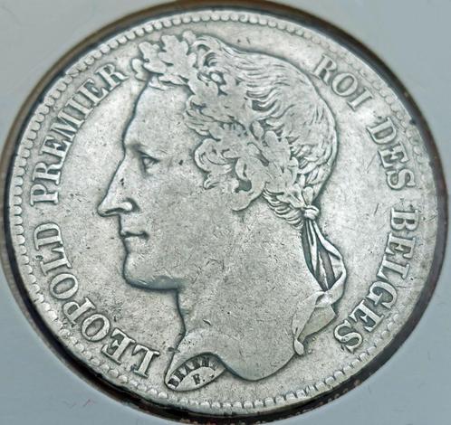 5 Frank 1832 Pos B, Postzegels en Munten, Munten | België, Losse munt, Zilver, Zilver, Ophalen of Verzenden