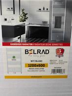 Radiateur sèche serviette blanc Belrad 1200x600 + radiatherm, Ophalen, Nieuw, Radiator