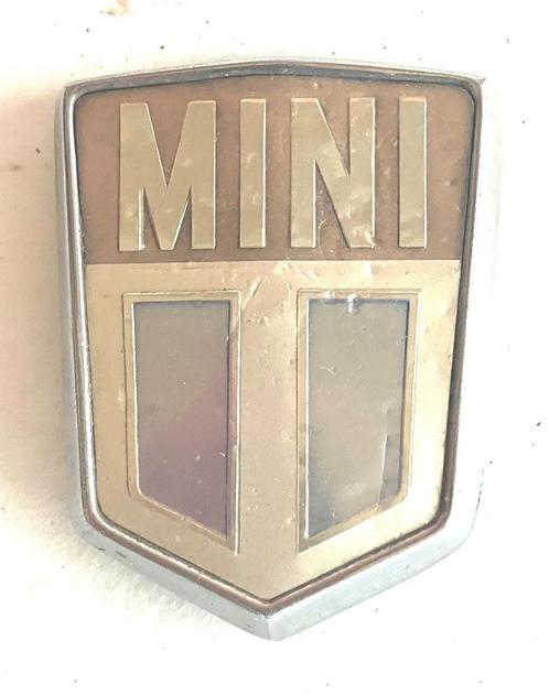 Motorkap badge Classic Mini., Auto-onderdelen, Overige Auto-onderdelen, Mini, Oldtimer onderdelen, Rover, Austin, Gebruikt, Ophalen