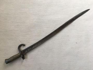 wo1 - Franse M1866 Chassepot bajonet - 1872