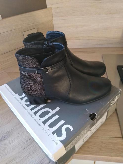 Solidus 39,5/6 K geschikt steunzolen hak 3,6 cm, Kleding | Dames, Schoenen, Zo goed als nieuw, Lage of Enkellaarzen, Zwart, Ophalen of Verzenden