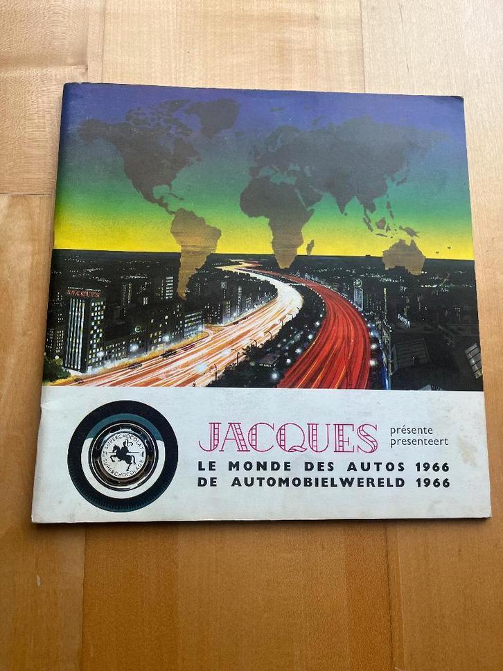 Album chocolade Jacques: De automobielwereld 1966-Compleet, Verzamelen, Automerken, Motoren en Formule 1, Gebruikt, Auto's, Verzenden