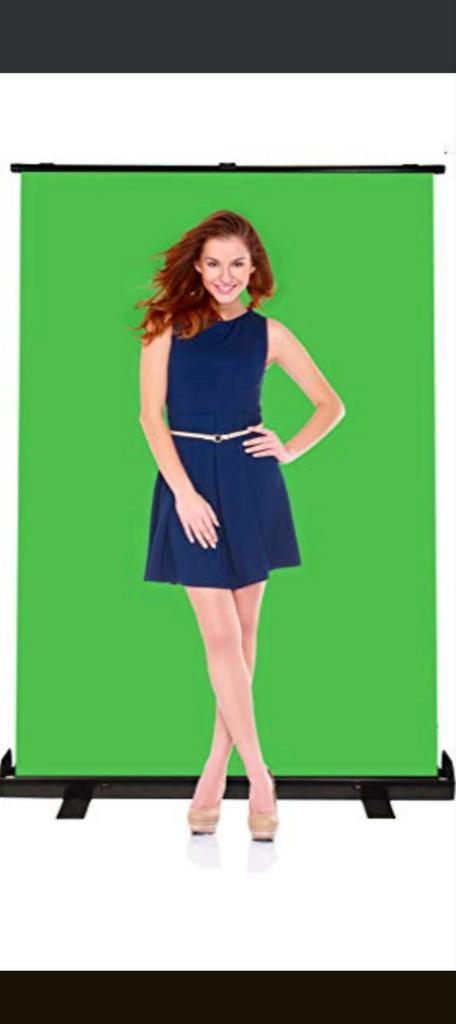 FOND VERT DEROULANT xxl POUR VIDEO, TV, Hi-fi & Vidéo, Photo | Studio photo & Accessoires, Neuf, Arrière-plan, Enlèvement ou Envoi