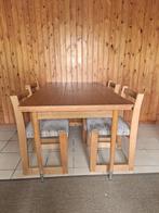 tafel met 4 stoelen, Huis en Inrichting, Tafels | Eettafels, Ophalen of Verzenden