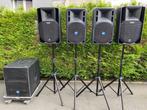 Enceintes rcf art 715 mk4 et 315, Ophalen, Gebruikt, 120 watt of meer