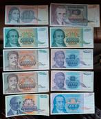 29 bankbiljetten Joegoslavië, Setje, Ophalen of Verzenden, Joegoslavië