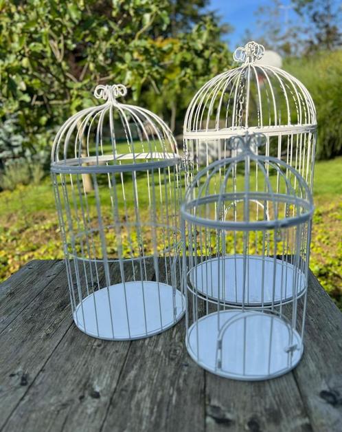 set van 3 decoratieve vogelkooien, Antiek en Kunst, Antiek | Porselein, Ophalen