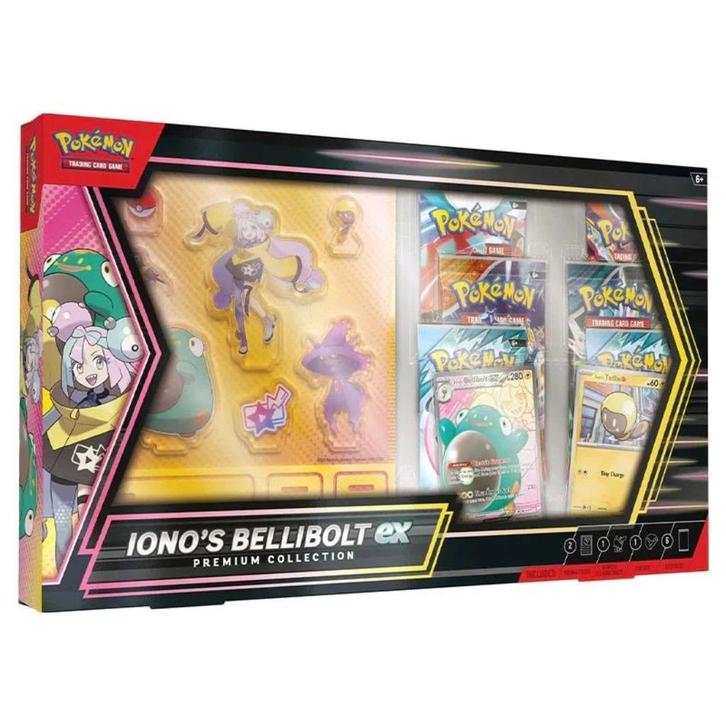 Pokemon Iono's Bellibolt Ex Premium Collection Box ENG, Hobby en Vrije tijd, Verzamelkaartspellen | Pokémon, Nieuw, Overige typen