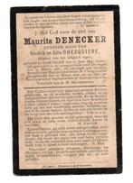 doodsprentje soldaat 8e linie Haringe  + Hoogstade 1916, Verzamelen, Ophalen of Verzenden, Landmacht, Foto of Poster