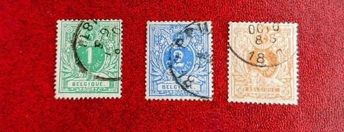 1880 Liggende Leeuw, cijfers, gestempeld, Postzegels en Munten, Postzegels | Europa | België, Gestempeld, Gestempeld, Ophalen of Verzenden