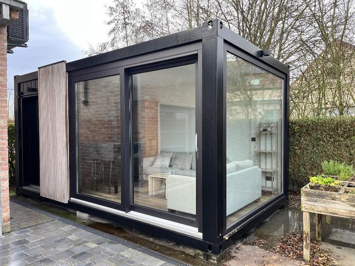 Tiny House, Tuin en Terras, Tuinhuizen, Zo goed als nieuw, Overige typen, Metaal, 500 cm of meer, 200 tot 400 cm, 2 ramen, Ophalen