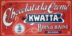 Collectionneur Kwatta cherche décoration murale et boite, Collections, Boîte en métal, Comme neuf, Autres marques, Enlèvement