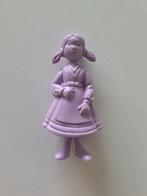 Vintage Esso Figuurtje - Annemieke/Rozemieke - Hergé - Paars, Ophalen of Verzenden, Kuifje, Zo goed als nieuw, Beeldje of Figuurtje