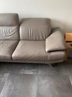 Lederen salon, Huis en Inrichting, Ophalen, 250 tot 300 cm, Gebruikt, 100 tot 125 cm