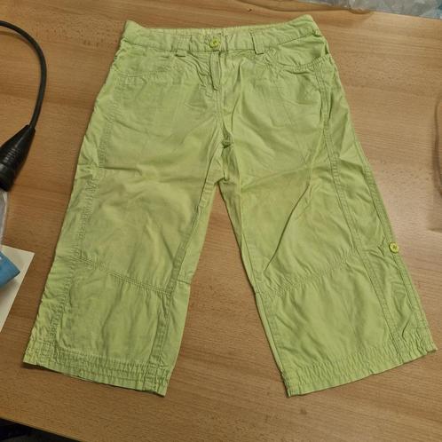 Meisjes 3/4 bermuda C&A - geel/groen - maat 158, Kinderen en Baby's, Kinderkleding | Maat 158, Gebruikt, Meisje, Broek, Verzenden
