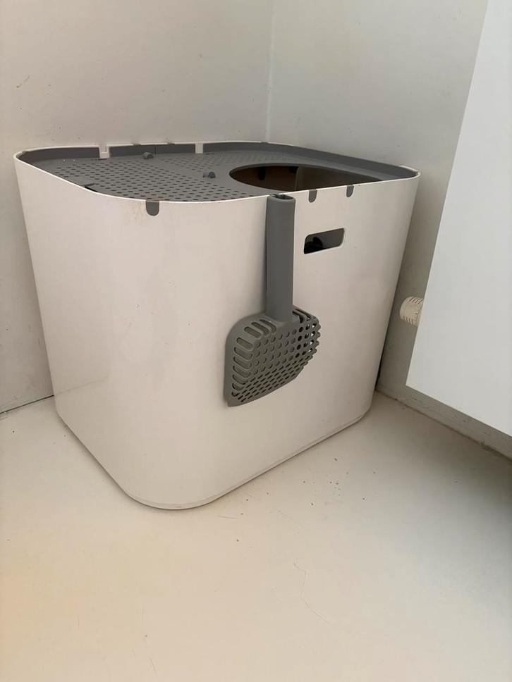 Modkat CL kattenbak wit, Dieren en Toebehoren, Kattenbakken, Zo goed als nieuw, Ophalen