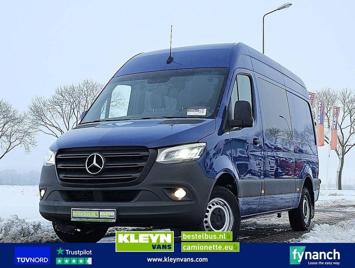 Mercedes-Benz SPRINTER 314 L2H2 Dubbel Cabine!, Auto's, Bestelwagens en Lichte vracht, Bedrijf, ABS, Airconditioning, Centrale vergrendeling