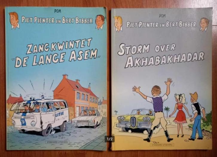 2x Piet Pienter - Standaard Uitgeverij - Nrs. 12 + 38, Boeken, Stripverhalen, Zo goed als nieuw, Meerdere stripboeken, Verzenden