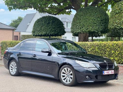 520d Mpakket, Auto's, BMW, Particulier, 5 Reeks, Elektrische ramen, Diesel, Euro 5, Automaat, Overige kleuren, Blauw, Leder, Ophalen