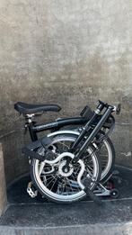 Brompton H6RN Black 6-versnellingen dynamoverlichting achter, Fietsen en Brommers, Ophalen, Brompton, 14 tot 16 inch, Versnellingen