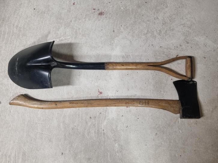 Willys MB Ford GPW Axe en schep set True Temper Dodge GMC, Verzamelen, Militaria | Tweede Wereldoorlog, Landmacht, Overige typen