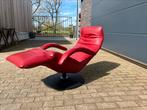 Jori Yoga Medi, Mono-move relax, kersenrood, beweegbare kop, Huis en Inrichting, Leolux Rolf Benz natuzzi minotti xooon durlet Stressless conform