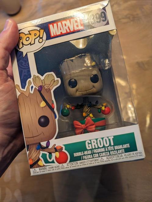 POP 399 Groot Noël - Marvel, Collections, Jouets miniatures, Comme neuf, Enlèvement ou Envoi