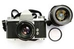 Mooie Praktica IV met helios 58mm en close-up lens., Audio, Tv en Foto, Fotocamera's Analoog, Ophalen of Verzenden, Gebruikt, Spiegelreflex