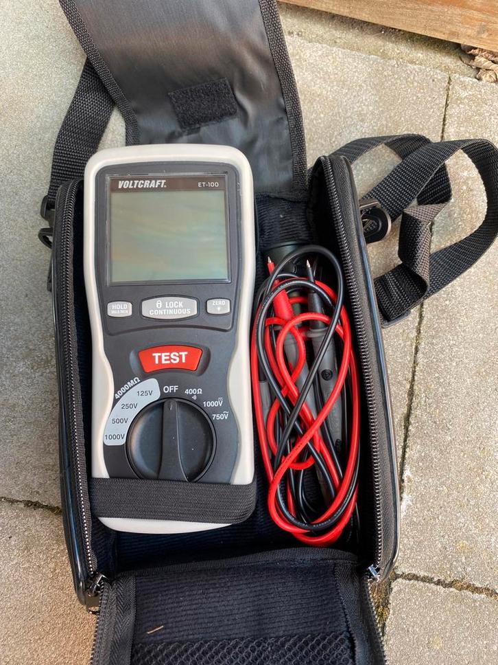 TE HUUR “Megger” Isolatieweerstandsmeter, Doe-het-zelf en Bouw, Meetapparatuur, Nieuw, Elektriciteit, Ophalen