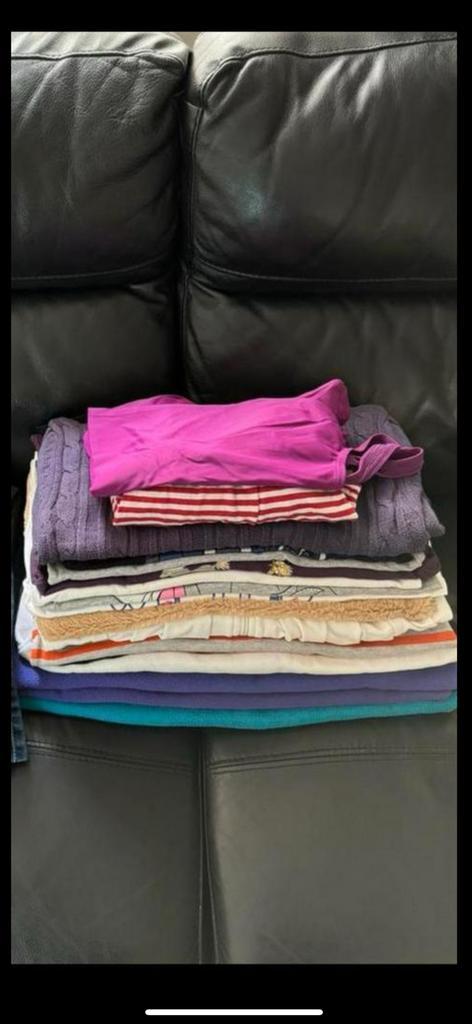 Lot de vetements fille 12 ans (16 pieces), Kinderen en Baby's, Kinderkleding | Kinder-kledingpakketten, Gebruikt, Maat 152, Ophalen