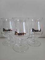 3 kleine apero glaasjes duvel bierglas 13 cm gouden letters, Ophalen of Verzenden, Zo goed als nieuw, Glas of Glazen, Duvel