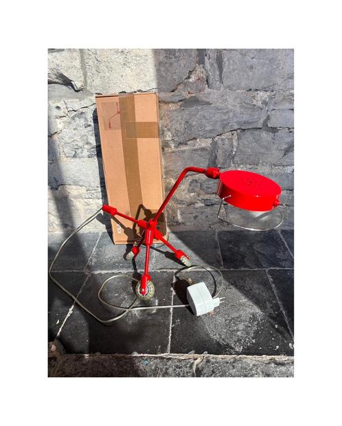 2 vintage “red dog” lampen van Harry Allen voor IKEA (2001), Huis en Inrichting, Lampen | Tafellampen, Zo goed als nieuw, Ophalen of Verzenden