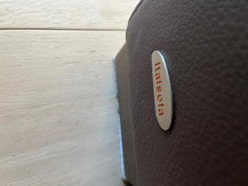 Salon en cuir véritable marron,5 places  beschikbaar voor biedingen