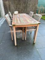 teak houten tuinset nieuw, Tuin en Terras, Tuinsets en Loungesets, Ophalen, Nieuw, Tuinset