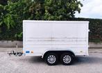 Gesloten aanhangwagen 750kg keuringsvrij, Caravans en Kamperen, Ophalen, Zo goed als nieuw