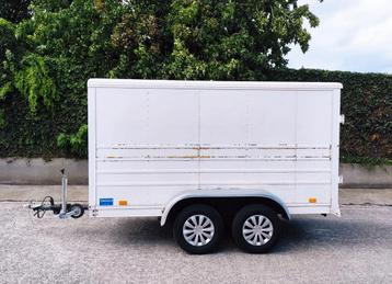 Gesloten aanhangwagen 750kg keuringsvrij  beschikbaar voor biedingen