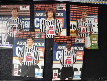 5 cartes image photographique club Football R.C.S.C. beschikbaar voor biedingen