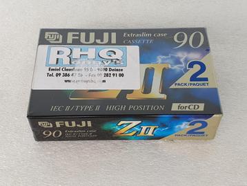 2-pack Fuji Z II 90 cassettes (nieuw) beschikbaar voor biedingen