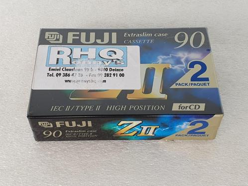 2-pack Fuji Z II 90 cassettes (nieuw), Cd's en Dvd's, Cassettebandjes, Nieuw in verpakking, 2 t/m 25 bandjes, Ophalen of Verzenden