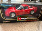 Chevrolet Corvette 1997 Burago met doos sealed, Burago, Ophalen of Verzenden, Zo goed als nieuw