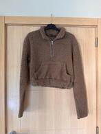 Cropped teddy jas Zaful maat 36 (y053), Kleding | Dames, Jassen | Winter, Bruin, Ophalen of Verzenden, Maat 36 (S), Gedragen