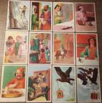 12 verzamelprenten Gulliver bij de reuzen (Victoria), Verzamelen, Ophalen of Verzenden, Gebruikt, Overige onderwerpen, Prent