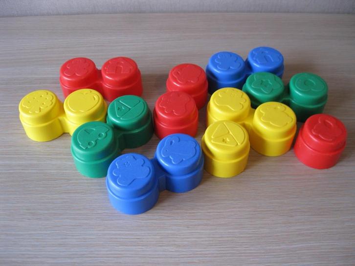 ☼ Lot babyblokken, Kinderen en Baby's, Speelgoed | Babyspeelgoed, Gebruikt, Ophalen of Verzenden