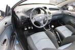 Peugeot 206 CC 1.6i Cabrio/Airco inclusief 2 JAAR garantie, 4 zetels, Stof, Gebruikt, Zwart