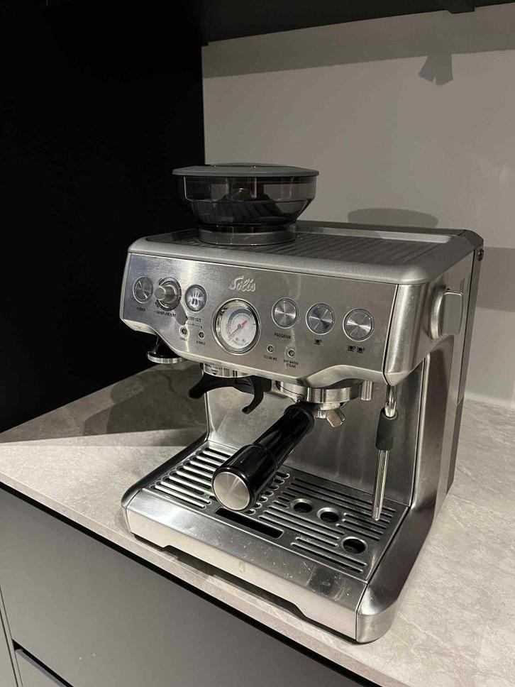 Solis Grind & Infuse Espressomachine, Elektronische apparatuur, Koffiezetapparaten, Gebruikt, Koffiebonen, Espresso apparaat, 2 tot 4 kopjes