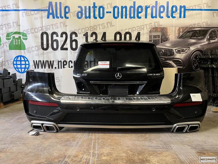 MERCEDES ML 63 AMG W166 197 ACHTERKLEP ACHTERBUMPER COMPLEET, Auto-onderdelen, Carrosserie, Bumper, Mercedes-Benz, Gebruikt, Ophalen of Verzenden