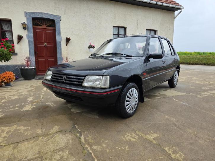 Peugeot 205, Auto's, Peugeot, Particulier, Metaalkleur, Open dak, Radio, Benzine, Stadsauto, 5 deurs, Handgeschakeld, Blauw, Zwart