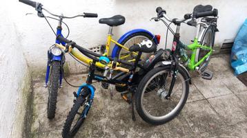 3 vélos enfants petite restauration à faire beschikbaar voor biedingen